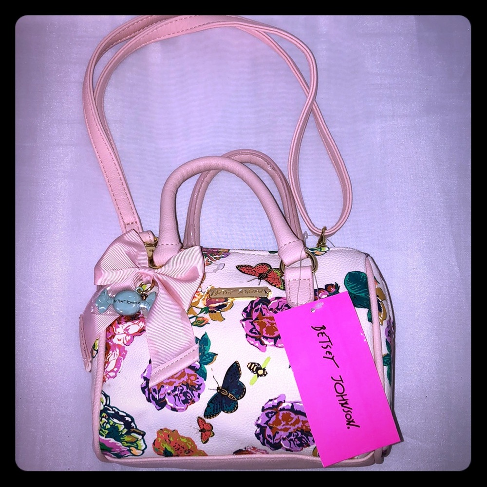 Betsey Johnson barrel purse